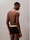 Bóxer Calvin Klein -3 Pack- Micro Stretch (Negro Cint. Gris, Celeste y Amarilla)