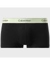 Bóxer Calvin Klein Icon -3 Pack- Cotton Stretch (Negro Cint. Azul, Gris y Roja)