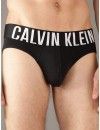 Slip Calvin Klein -3 Pack- Intense Power Cotton (Azul, Gris y Negro)