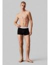 Bóxer Calvin Klein Icon -3 Pack- Cotton Stretch (Negro, Celeste y Amarillo)