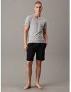 Camiseta Calvin Klein -3 Pack- Cotton Stretch Logo Cuello Pico (Blanco, Negro y Gris)