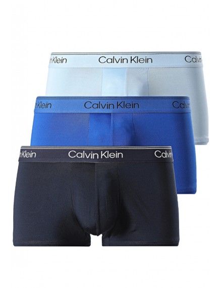 Boxer Calvin Klein -3 Pack- Microfibra CK96 (Cinza, Preto e Fantasia)