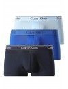 Boxer Calvin Klein -3 Pack- Microfibra CK96 (Cinza, Preto e Fantasia)