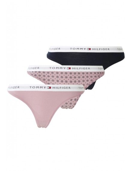 Biquíni Braga Tommy Hilfiger -3 Pack- (Preto, Granada e Pele)