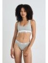 Braga Bikini Calvin Klein -3 Pack- Icon Logo (Gris, Negro y Verde)