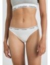 Biquíni Braga Calvin Klein -3 Pack- Carousel (Azul, Verde e Branco às Riscas)