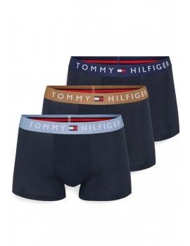 Bóxer Tommy Hilfiger -3 Pack- TH Original (Marino Cint. Azul, Marrón y Marino)