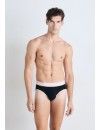 Slip Calvin Klein -3 Pack- Icon Cotton Stretch (Negro Cint. Azul, Rosa y Granate)
