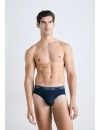 Slip Calvin Klein -3 Pack- Micro Stretch (Marino, Azul y Celeste)