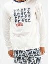 Pijama de hombre Gisela Tejido Punto Interlock The Beatles (Crudo)