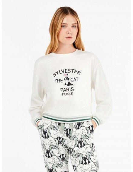 Pijama de homem Gisela Ponto Interlock Estampado Snoopy (Cinza)