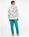 Pijama de hombre Gisela Tejido Punto Interlock Snoopy (Estampado)