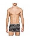 Bóxer Calvin Klein ID (Negro con Logos Blancos por toda la Superficie)