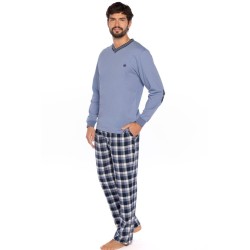 Pijama de Homem Guasch Tecido Felpo (Marinho)