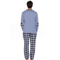Pijama de Homem Guasch Tecido Felpo (Marinho)