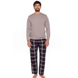 Pijama de Homem Guasch Tecido Felpo (Marinho)