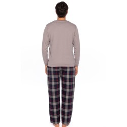 Pijama de Homem Guasch Tecido Felpo (Marinho)