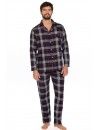 Pijama de Hombre Guasch Abierto Tejido Viella Estampado Cuadros