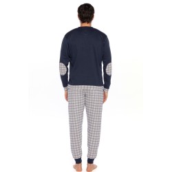 Pijama de Homem Guasch Tecido Felpo (Marinho)