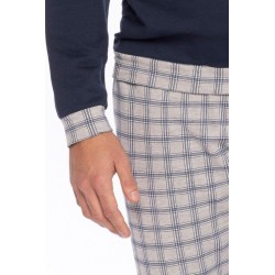 Pijama de Homem Guasch Tecido Felpo (Marinho)