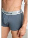 Bóxer Calvin Klein -3 Pack- Intense Power Microfibra (Negro Logo Blanco, Azul y Gris)