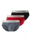 Slip Calvin Klein Brused Micro Stretch (Rojo, Negro y Gris)