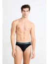 Slip Boss Power -3 Pack- Cotton Stretch (Negro Cint. Beige, Verde y Celeste)