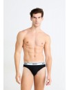 Slip Boss Power -3 Pack- Cotton Stretch (Negro Cint. Beige, Verde y Celeste)