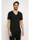 Camiseta Interior Calvin Klein CK One -2 Pack- Cuello Pico (Negra)
