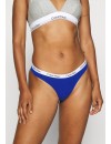 Tanga Calvin Klein -3 Pack- Carousel (Azul, Verde y Blanco a Rayas)