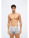 Bóxer Calvin Klein -3 Pack- Intense Power Microfibra (Negro Logo Blanco, Azul y Gris)