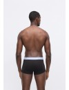 Bóxer Calvin Klein -3 Pack- Intense Power Microfibra (Negro Logo Blanco, Azul y Gris)