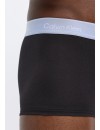 Bóxer Calvin Klein -3 Pack- Intense Power Microfibra (Negro Logo Blanco, Azul y Gris)
