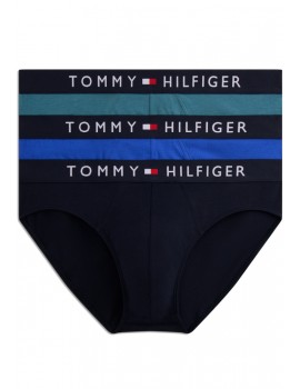 Slip Tommy Hilfiger -3 Pack- TH Original (Azul, Verde y Marino)