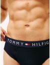 Slip Tommy Jeans -3 Pack- Original 1985 (Preto, Cinza e Azul Claro)