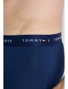 Boxer Tommy Hilfiger -3 Pack- Assinatura Cotton Essentials (Azul, Marinho e Fantasia)