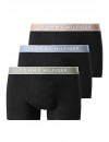 Boxer Tommy Hilfiger -3 Pack- Assinatura Cotton Essentials (Azul, Marinho e Fantasia)