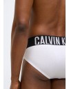 Bóxer Calvin Klein -3 Pack- Intense Power Microfibra (Negro Logo Blanco, Azul y Gris)