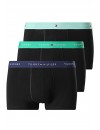 Bóxer Tommy Hilfiger -3 Pack- Signature Cotton Essentials (Negro Cint. Verde, Marino y Verde)