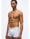 Bóxer Calvin Klein -3 Pack- Intense Power Microfibra (Negro Logo Blanco, Azul y Gris)