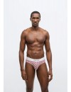 Slip Calvin Klein -3 Pack- Icon Cotton Stretch (Negro, Rosa y Fantasía)