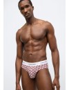 Slip Calvin Klein -3 Pack- Icon Cotton Stretch (Negro, Rosa y Fantasía)