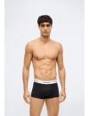Bóxer Calvin Klein -3 Pack- Intense Power Microfibra (Negro Logo Blanco, Azul y Gris)