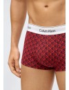 Bóxer Calvin Klein -3 Pack- Intense Power Microfibra (Negro Logo Blanco, Azul y Gris)