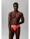 Slip Calvin Klein -3 Pack- Brused Micro Stretch (Gris, Verde y Naranja)