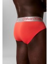 Slip Calvin Klein -3 Pack- Brused Micro Stretch (Gris, Verde y Naranja)