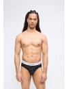 Slip Calvin Klein -3 Pack- Icon Cotton Stretch (Negro, Blanco y Fantasía)