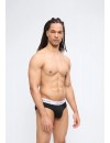 Slip Calvin Klein -3 Pack- Icon Cotton Stretch (Negro, Blanco y Fantasía)