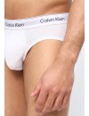 Slip Calvin Klein -3 Pack- Icon Cotton Stretch (Negro, Blanco y Fantasía)