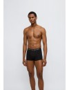 Bóxer Tommy Hilfiger -3 Pack- Original Logo Ribbed Cotton (Negro)